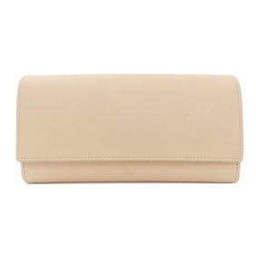 Celine logo long wallet leather women's CELINE