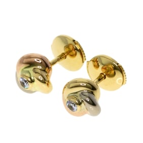 Cartier Trinity Diamond Earrings in 18K Yellow Gold/18KPG/18KWG for Women