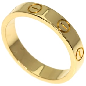 Cartier Mini Love Ring #48 18K Yellow Gold Women's
