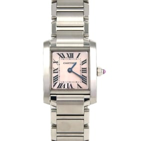 Cartier Tank Française SM W51028Q3 Stainless Steel Quartz Watch