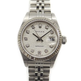 ROLEX Rolex Datejust 79174G Y-number Automatic with 10 Diamonds and a Computerized Dial, Women's