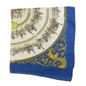 Hermès Carré 90 "Walk to Longchamp" Scarf, Silk, Women's, HERMES