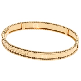 Van Cleef & Arpels Perlée Senior Tulle Medium Bracelet in 18K Pink Gold for Women