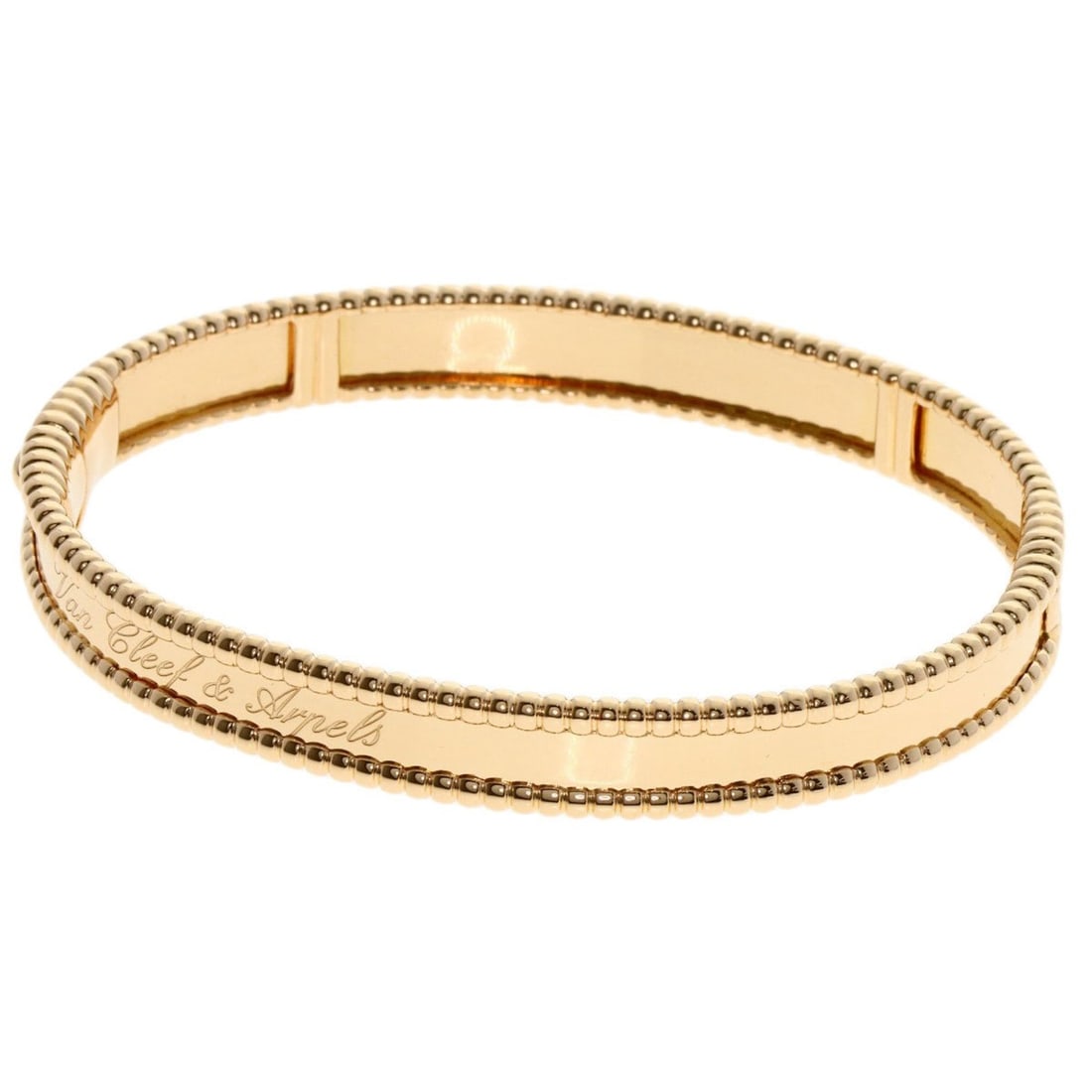 Van Cleef & Arpels Perlée Senior Tulle Medium Bracelet in 18K Pink Gold for Women: --- Catalog ---Category: SizeLength: 16cm / 6.29''Category: DesignType: Charm braceletGender: WomenMaterial: Pink gold (18K)Category: GeneralBrand: Van Cleef & Arpels--- Item List ---Section: Conditio