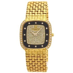 Vacheron Constantin 31557/206J-7448 Mesh D'or Diamond Watch, Movement Number 779945, 18K Yellow Gold