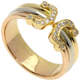 Cartier 2C Diamond #51 Ring in 18K Yellow Gold/18KPG/18KWG for Women