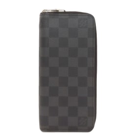Louis Vuitton N63095 Zippy Wallet Vertical (old long wallet) Damier canvas women's LOUIS VUITTON