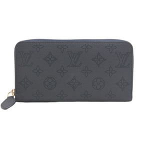 Louis Vuitton Mahina Monogram Zippy Wallet, Navy Blue, M14569, Men's and Women's