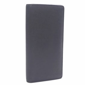 Louis Vuitton Taiga Portefeuille Brazza Bifold Long Wallet, Men's, M30501, Noir
