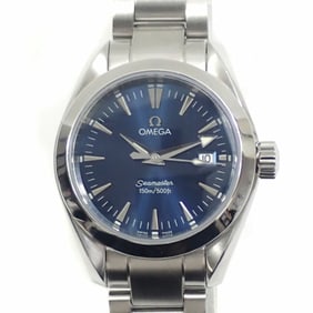 Omega Seamaster Aqua Terra Women's Quartz Stainless Steel Watch 2577.80.00 Battery-Powered