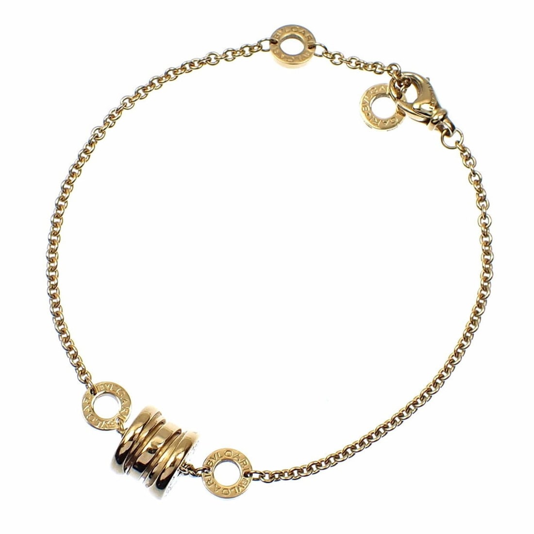 Bvlgari Bulgari B-Zero1 Bracelet for Women, 18K Yellow Gold, 6.8g, 750: --- Catalog ---Category: SizeLength: 17cm / 6.69''Category: DesignType: Charm braceletGender: WomenMaterial: Yellow gold (18K)Category: GeneralBrand: Bvlgari--- Item List ---Section: ConditionRanking: