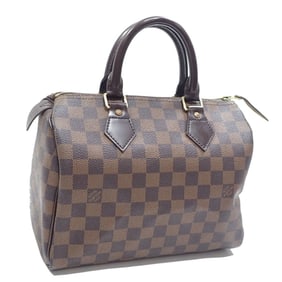 Louis Vuitton Damier Ebene Speedy 25 Handbag, Women's, N41532, Mini Boston Bag
