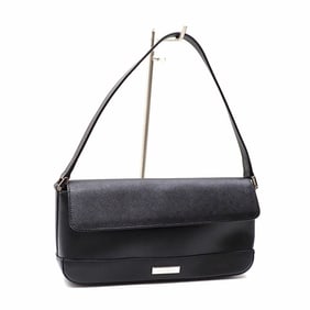 Burberry women's black leather bag