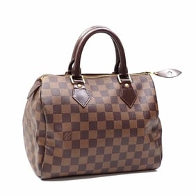 Louis Vuitton Damier Ebene Speedy 25 Handbag, Women's, N41532, Mini Boston Bag, A4044984