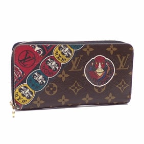 Louis Vuitton Monogram Zippy Wallet, Women's, M67249, Round Long Kansai Yamamoto Collaboration,