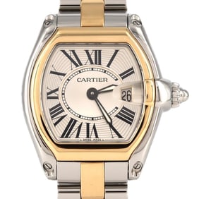 Cartier Roadster SM Two-tone Watch W62026Y4 SSxYG Quartz Movement