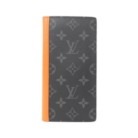 Louis Vuitton Monogram Eclipse Portefeuille Brazza M25846 Wallet