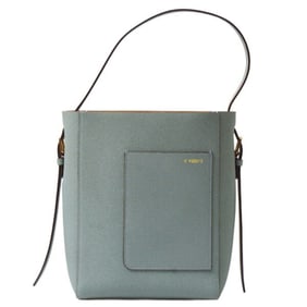 Valextra Women's Small Bucket Bag in Powder Blue Calfskin (V5B94 028)