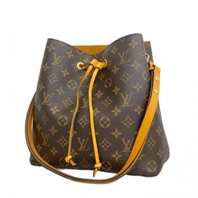 Louis Vuitton Monogram NeoNoe Shoulder Bag M43430 Brown Saffron Women's P1971367