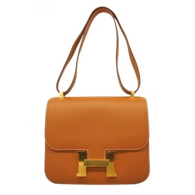 Hermes Hermès Constance 23 Shoulder Bag, Epsom Leather, Gold, D Stamp, Women's
