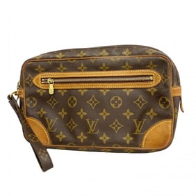 Louis Vuitton Monogram Marly Dragonne GM Clutch Bag M51825 Brown Men's