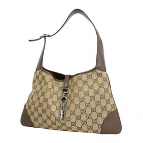 Gucci GG Canvas Handbag 28628 Brown Women's