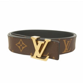 Louis Vuitton Monogram Santur LV Initial Belt 30mm Reversible M0565 Brown Noir Men's/Women's