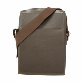 Louis Vuitton Bobby Monogram Glace Leather Shoulder Bag M46520 Cafe Men's