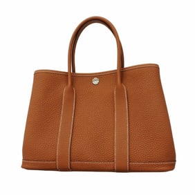 Hermes Hermès Garden TPM Negonda Gold Tote Bag with Double Stamp for Women