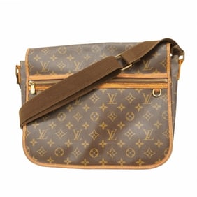 Louis Vuitton Monogram GM Shoulder Bag M40105 Brown Women's
