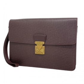 Louis Vuitton Taiga Clado Clutch Bag M30196 Acajou Men's