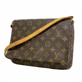 Louis Vuitton Monogram Musette Tango Short Strap Shoulder Bag M51257 Brown Women's