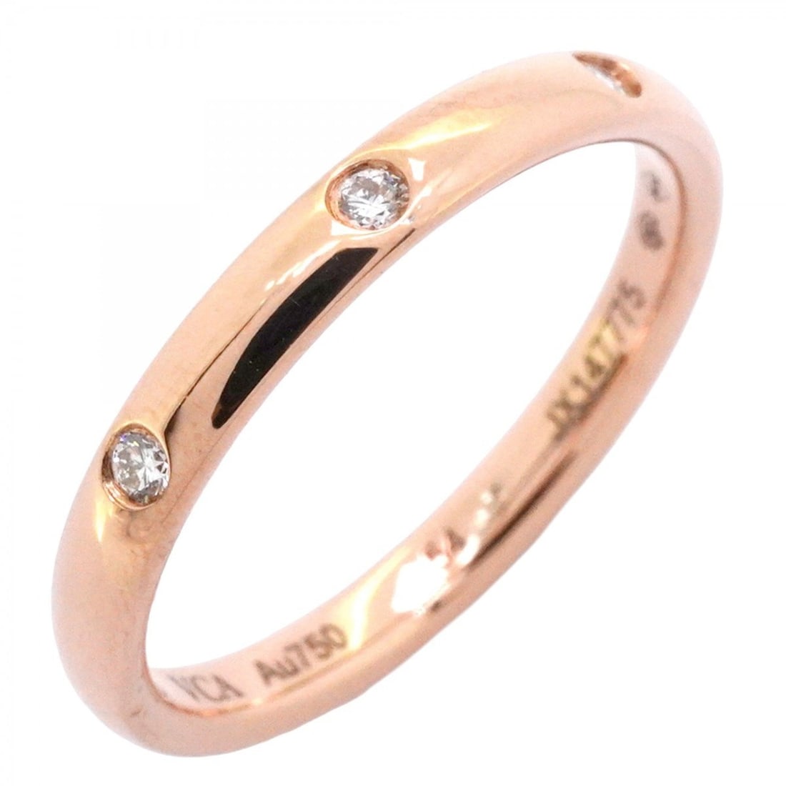 Van Cleef & Arpels Tendremont Etoile 3PD Ring in 18KPG Pink Gold with Diamonds, #54 for Women: --- Catalog ---Category: SizeUS Size: 7Brand Size: 54Category: DesignType: Band ringStone: DiamondGender: WomenMaterial: Pink gold (18K)Category: GeneralBrand: Van Cleef & Arpels--- Item List ---Secti