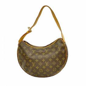 Louis Vuitton Monogram Croissant MM Shoulder Bag M51512 Brown Women's P1959073