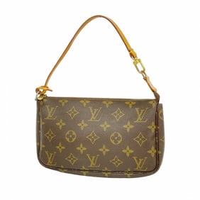Louis Vuitton Monogram Pochette Accessoires M51980 Brown Women's Bag P1959072