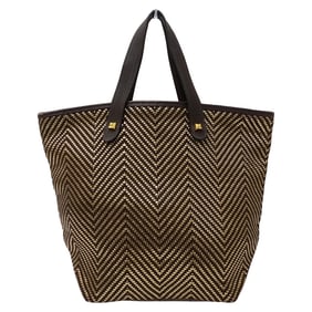 Hermes Hermès Kaba Chennai PM Women's Handbag Tote Bag in Gold and Brown Leather with L Stamp