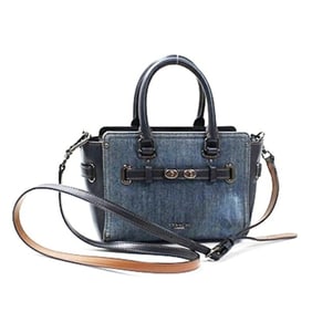 Coach Mini Break Carryall Bag F57575 Denim Navy COACH Women's