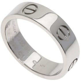 Cartier Love Ring #56 Platinum PT950 Women's