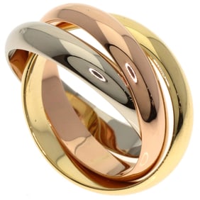 Cartier Trinity MM Ring, 18K Yellow Gold/18KWG/18KPG, Women's