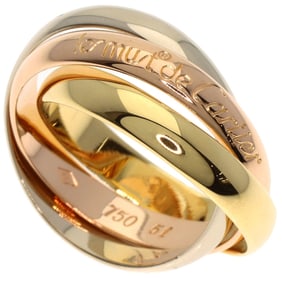 Cartier Trinity #51 Ring, 18K Yellow Gold/18KPG/18KWG, Women's