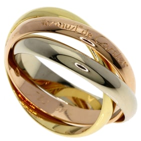 Cartier Trinity #57 Ring, 18K Yellow Gold/18KPG/18KWG, Women's