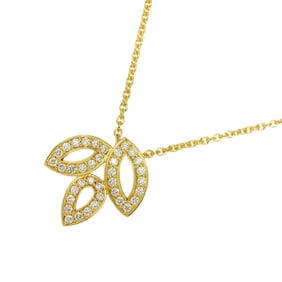 Harry Winston Lily Cluster Mini Diamond Necklace, 40cm, 18K Yellow Gold, 750