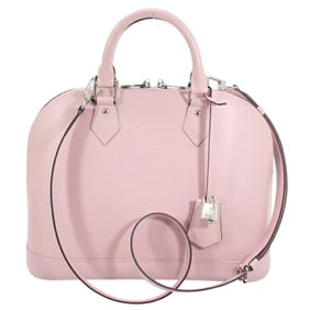 Louis Vuitton Alma PM Epi Leather Rose Ballerine Shoulder Handbag M41323 Women's LOUIS VUITTON