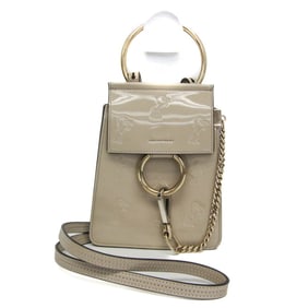 Chloé Faye Women's Leather Handbag,Shoulder Bag Light Beige