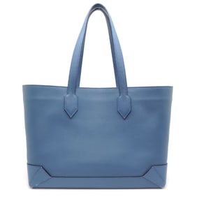 Hermes Hermès Maxi Box Cabas 36, X Stamp, 2016, Women's and Men's Tote Bag, Evercolor Blue Agate