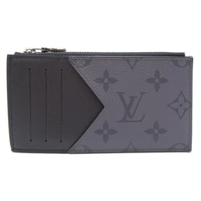 Louis Vuitton Coin Card Holder Men's Case M69533 Monogram Eclipse Black