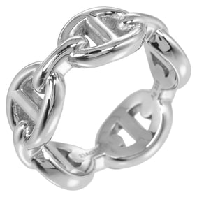 Hermes Ring Chaine d'Ancre Enchaine Size 7 Silver 925 Approx. 5g HERMES