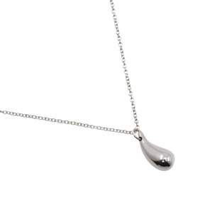 Tiffany TIFFANY & Co. Teardrop Necklace Elsa Peretti Silver 925 Approx. 2.7g Women's