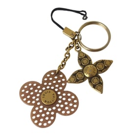 LOUIS VUITTON Telephone Accessory Keychain, Gold, DP0154
