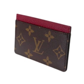 LOUIS VUITTON Porte Carte Sample Card Case/Business Holder Monogram Fuchsia M60703